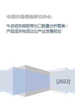 牛皮紙熱熔膠帶出口數(shù)量分析圖表 產(chǎn)品成本構(gòu)成占比產(chǎn)業(yè)發(fā)展規(guī)劃